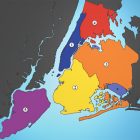 New Yorks stadsdelar (Illustration: Julius Schorzman/Creative Commons)
