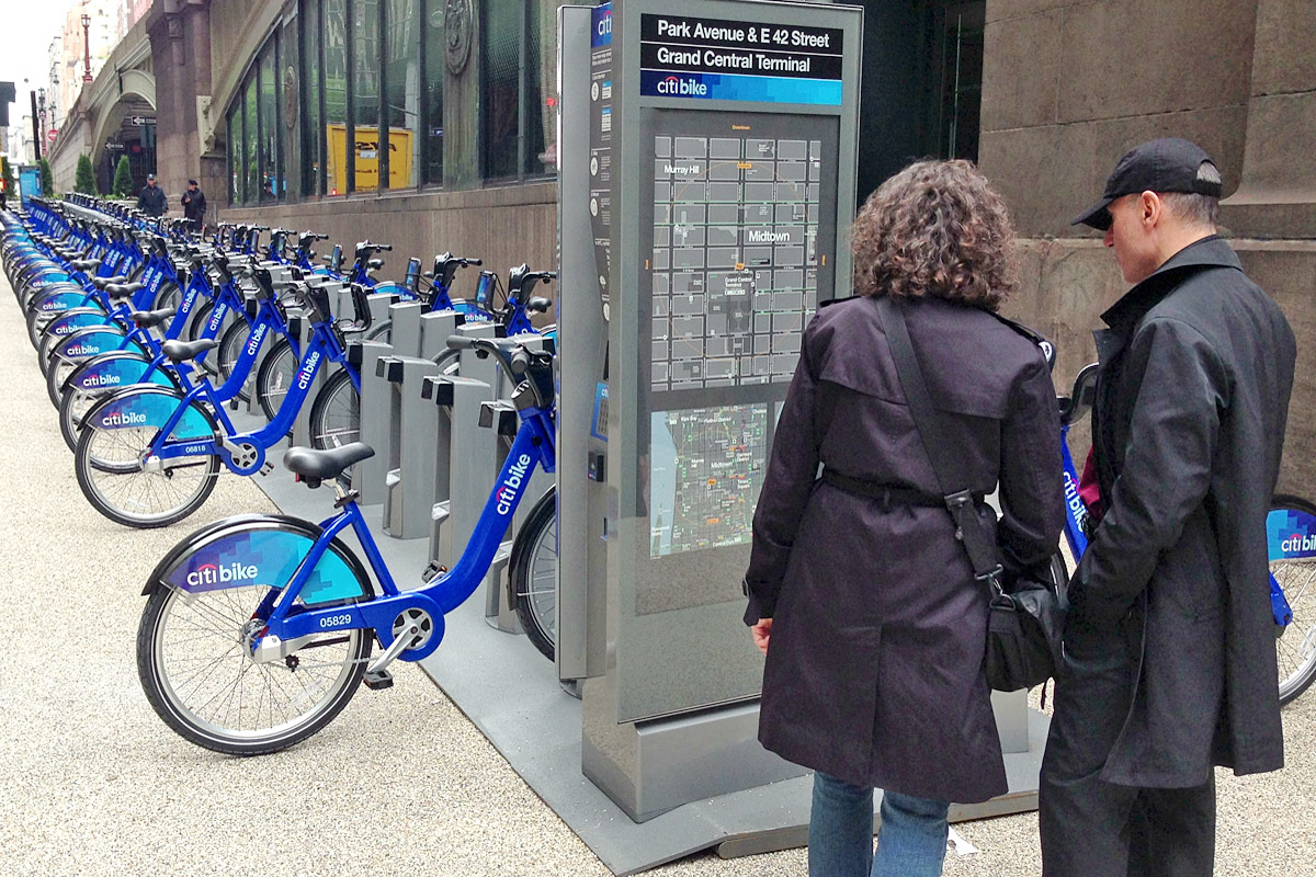 Hyrcyklar i New York