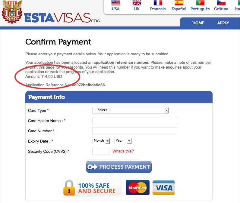 Se upp för ESTA-blåsningen